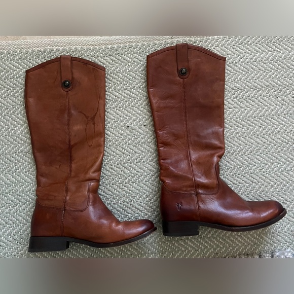 Frye Melissa Button Knee High Boots Size 6B Vintage - Picture 3 of 8